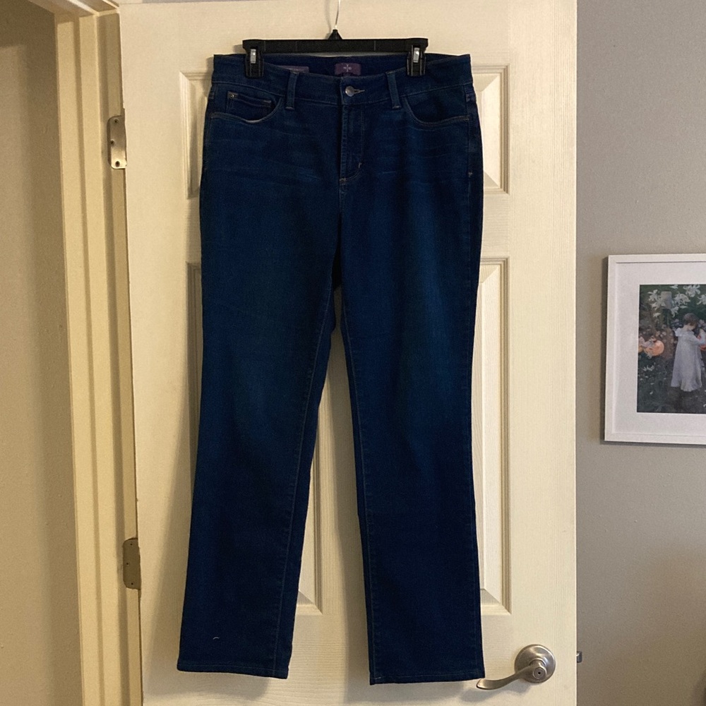 NYDJ Women's Straight Leg Jeans - Deep Blue